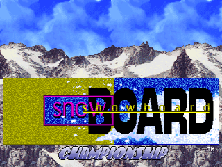 Snow Board Championship (Version 2.1)