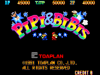 Pipi & Bibis / Whoopee!! (Z80 sound cpu, set 1)