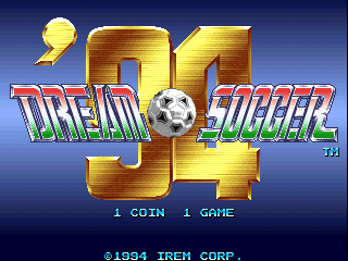 Dream Soccer '94 (World, M107 hardware)