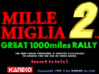 Mille Miglia 2: Great 1000 Miles Rally (95/05/24)