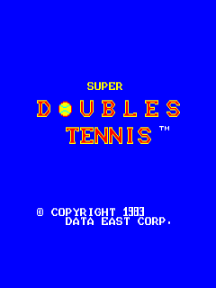 Super Doubles Tennis (DECO Cassette) (Japan)