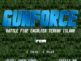 Gunforce - Battle Fire Engulfed Terror Island (World)