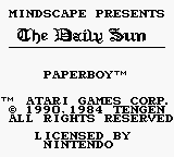 Paperboy (USA, Europe)