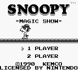 Snoopy - Magic Show (Japan)