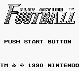 Play Action Football (USA)