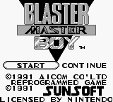 Blaster Master Boy (USA)