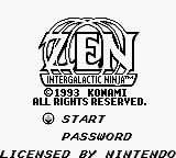 Zen - Intergalactic Ninja (Europe)