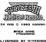 Teenage Mutant Hero Turtles III - Radical Rescue (Europe) (Rev 1)