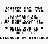 Monster Max (Europe) (En,Fr,De,Es,It,Nl) (Beta) (1993-04-01)