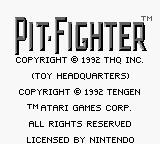 Pit-Fighter (USA, Europe)