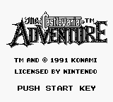 Castlevania - The Adventure (Europe)