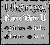 Ultima - Ushinawareta Runes 2 (Japan)