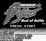 King of Fighters, The - Heat of Battle (Europe) (SGB Enhanced)