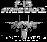 F-15 Strike Eagle II (USA, Europe) (Beta) (July, 1992)