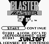 Blaster Master Jr. (Europe)