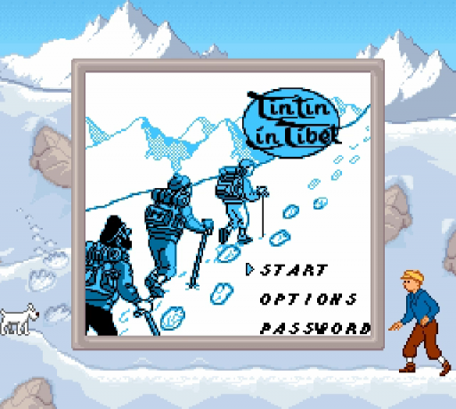 Tintin in Tibet (Europe) (En,Es,It,Sv) (SGB Enhanced)