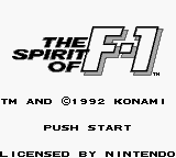 Spirit of F-1, The (Europe)