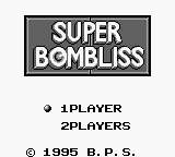 Super Bombliss (Japan) (SGB Enhanced)