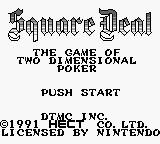 Square Deal - The Game of Two-Dimensional Poker (USA)