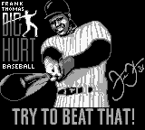 Frank Thomas Big Hurt Baseball (USA, Europe)