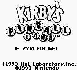 Kirby's Pinball Land (USA, Europe)