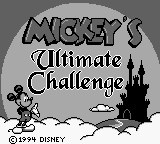 Mickey's Ultimate Challenge (USA, Europe)