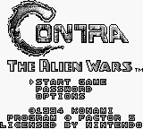 Contra - The Alien Wars (USA) (SGB Enhanced)