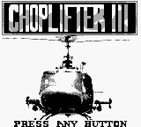 Choplifter III (Europe)