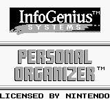 InfoGenius Systems - Personal Organizer with Phone Book (Europe)