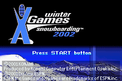 ESPN Winter X-Games Snowboarding 2002 (Japan)