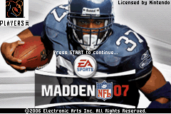 Madden NFL 07 (USA)