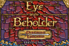 Dungeons & Dragons - Eye of the Beholder (Europe)