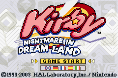 Kirby - Nightmare in Dream Land (USA)