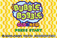 Bubble Bobble - Old & New (Japan)