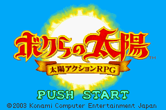 Bokura no Taiyou - Taiyou Action RPG (Japan)