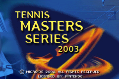 Tennis Masters Series 2003 (Europe)