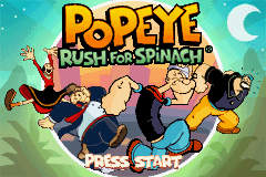 Popeye - Rush for Spinach (USA)