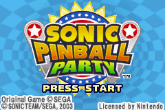 Sonic Pinball Party (Europe)