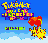 Pokemon Puzzle Challenge (USA, Australia)