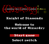 Wizardry III - Diamond no Kishi (Japan)