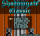 Shadowgate Classic (USA, Europe) (En,Fr,De,Es,Sv) (GB Compatible)