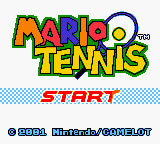 Mario Tennis (USA)