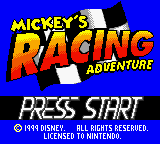 Mickey's Racing Adventure (USA, Europe) (En,Fr,De,Es,It)