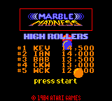 Marble Madness (USA, Europe)