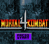 Mortal Kombat 4 (USA, Europe) (SGB Enhanced) (GB Compatible)