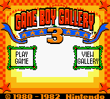 Game Boy Gallery 3 (Japan) (SGB Enhanced) (GB Compatible)