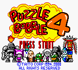 Puzzle Bobble 4 (Japan) (GB Compatible)