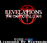 Revelations - The Demon Slayer (USA) (SGB Enhanced) (GB Compatible)