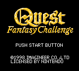 Quest - Fantasy Challenge (USA) (SGB Enhanced) (GB Compatible)