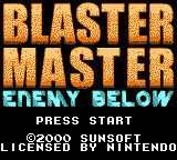 Blaster Master - Enemy Below (USA, Europe) (SGB Enhanced) (GB Compatible)